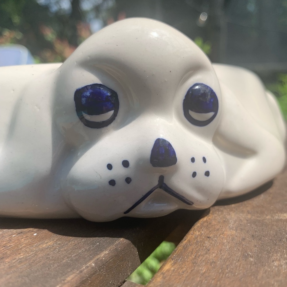Lillian Vernon Ceramic Dog Bowl